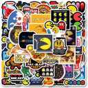 60Pcs Game Stickers Pack, Cute Cartoon Vinyl Waterproof Sticker Decals for Water Bottle, Laptop, Phone, Scrapbooking, Journaling Choice for Party Supply Decor
