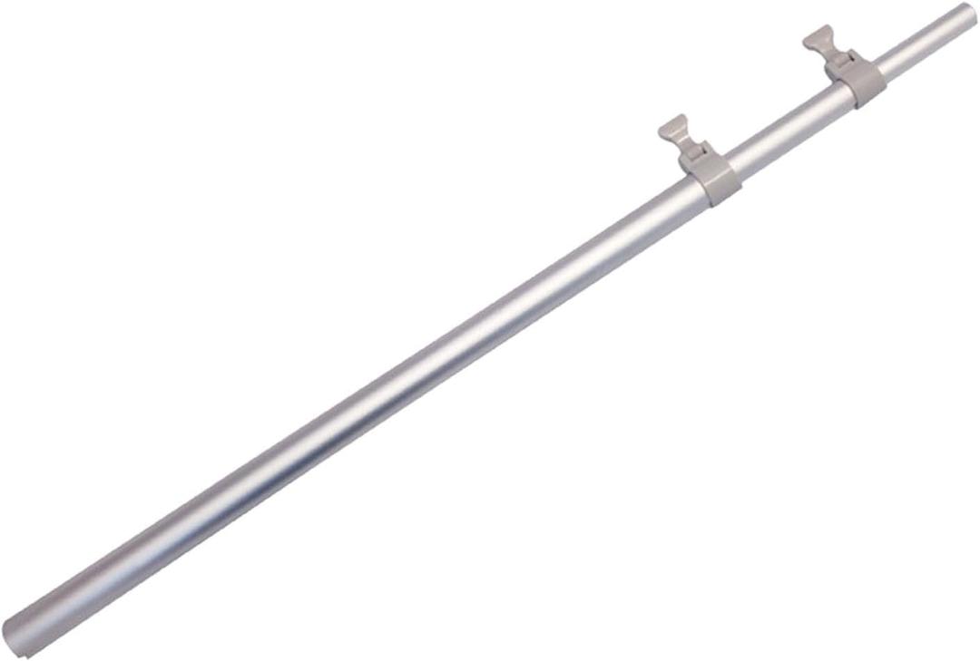 Steaming Clothing Rack Telescopic Pole, Retractable Metal Clothes Steamer Stand Rod for Vertical Steamer Replacement Part, Length 52".