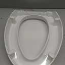KOHLER 25875-0 Hyten 3" Height, Elevated Soft Close Elongated Toilet Seat, Contoured Seat with Grip-Tight Bumpers, Quick-Attach Hardware, No Slam Toilet Seat, White