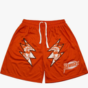 DIOTSR Mens Retro Lightning Graphic Shorts Casual Streetwear Basketball Shorts Athletic Running Shorts with Pockets. Size S