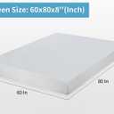 Memory Foam Mattress, Gel-Infused with High-Density Base, Medium Firm, CertiPUR-US, Washable Cover, 8 inches, Queen