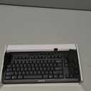 CHERRY Stream Keyboard TKL Wired USB TenKeyLess Compact Version without Number Pad. Silent Keystroke. Ideal for Office and Industrial Use. (Black)