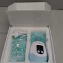 Portable Bottle Warmer for Travel, Cordless Baby Bottle Warmer, Rechargeable Bottle Warmer with 8 Adapters, 1 Milk Powder Container, Compatible with Most Bottle, Fast Heating, Blue