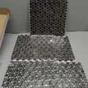 Black Tile Penny Round Mosaic 3D Concave Convex Tiles for Kitchen Backsplash, Bathroom Wall, Accent Wall (Case of 5)