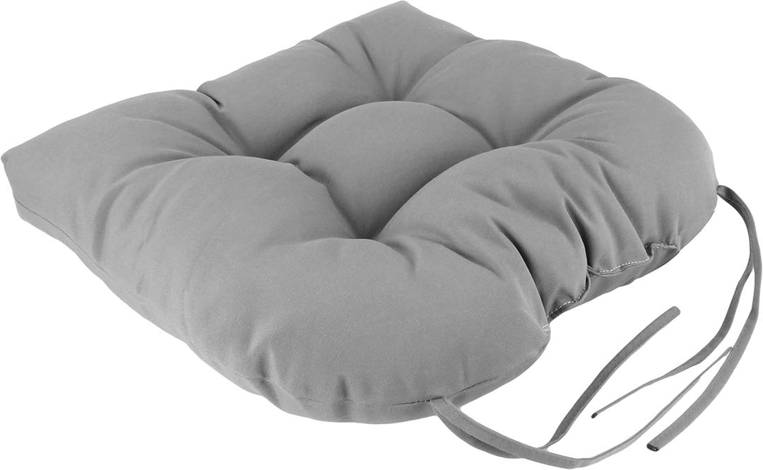 College Covers Everything Comfy Indoor/Outdoor Seat Patio D Cushion, 1 Count (Pack of 4), Gray, 20 in x 20 in College Covers Everything Comfy Indoor/Outdoor Seat Patio D Cushion, 1 Count (Pack of 4), Gray, 20 in x 20 in