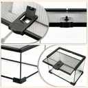 12x8x6 Inch Glass Reptile Terrarium, Escape Proof for Geckos