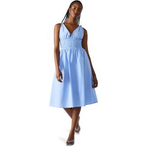 Steve Madden Women's Kassie Dress, Blue, L