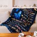 Sister Blanket Butterfly, 50"x60" - Sister Birthday Gifts, Sisters Gifts for Women, Birthday Gift for Sisters Adult, Butterfly Blanket for Sis, Present for Sis Christmas