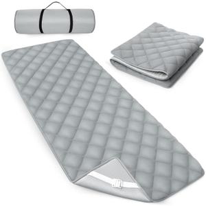 Quilted Foam Mattress Topper Pad, Non-Slip Super Soft Comfortable 75"x30", Cool Sleeping Pad for Camp Cot/RV Bunk/Narrow Twin Beds