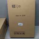 SERIMINO Boho Framed Wall Art Set of 3, Minimalist Wall Decor Living Room, Geometric Line Leaf Sun Moon Canvas Artwork Paintings for Bathroom, Home Decor Print 24x16 in