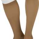 Juzo Basic 4411 Knee-High 20-30 mmHg Open Toe Compression Stocking, Regular Size IV, Beige