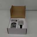 Jenseits Mason Jar Bathroom Accessories Set, 4PCS Farmhouse Bathroom Organizer Essentials of Soap Dispenser, Toothbrush Holder, Mason Jars(Qtip Holders), Soap Dish, Rustic Home/Country Decor Black