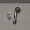 Hibbent Pull Out Sink Sprayer Head Replacement, 2 Function Kitchen Sink Faucet Head, G1/2 or 13/16 Inch Thread Faucet Head Kitchen Tap Sprayer Spout, Chrome