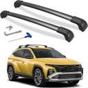 300lbs Roof Rack Cross Bars Compatible with Hyundai Tucson 2016-2026 SE SEL N Line Limited NX4 with Lock Aluminum Anti-Rust Cross Bar for Rooftop Cargo Luggage Kayak Canoe Bike Snowboard