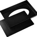 Special Shapes Fruit Tart Pan with Removable Loose Bottom Non-stick Carbon Steel (12 inch Rectangle)