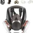 Vevor Full Face Respirаtor Reusable, Organic Vapor Respirаtor Compatible with Particulate Filter, Protection for Painting, Machine Polishing, Welding, Same as 6000 6800 7800 FF-400 V-Series