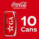 2 x Coca-Cola Soda Soft Drink Fridge Pack Mini Cans, 7.5 fl oz, 10 Pack (EXP 05/25/26)