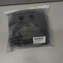 Sovoyontee Women's Ruffle One Piece Swimsuit Tummy Control Bathing Suits Drawstring Cutout V Neck Swimwear (Black, S)