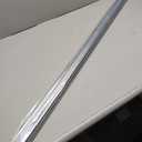 Frameless Shower Door Bottom Seal Shower Sweep with Drip Rail for 3/8" Glass,36" Long, Vinyl, Clear