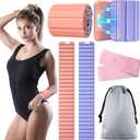 Magnetic Ankle Weights for Women & Men, Adjustable Silicone Wrist Weights Bracelet Set, Stackable Wrist and Ankle Weights 1 Pair 2 Lbs, Weighted Bangles Wearable for Home Gym Workout, Jogging, Yoga & Walking (Pink and Purple)