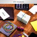 2 Pack Colored Rubber Bands - 1lb Total (2 Pack of 0.5 lb) Large Rubber Bands Assorted Size and Color for Office Supplies, Arts & Crafts or DIY Projects - Multipurpose Color Elastic Bands Assortment