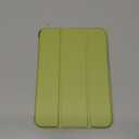 MoKo Case Fit New iPad Mini 6 2021 (6th Generation, 8.3-inch) - Slim Lightweight Hard Clear Back Shell Stand Cover with Translucent Frosted Back Protector, with Auto Wake/ Sleep, Wild Fern Green