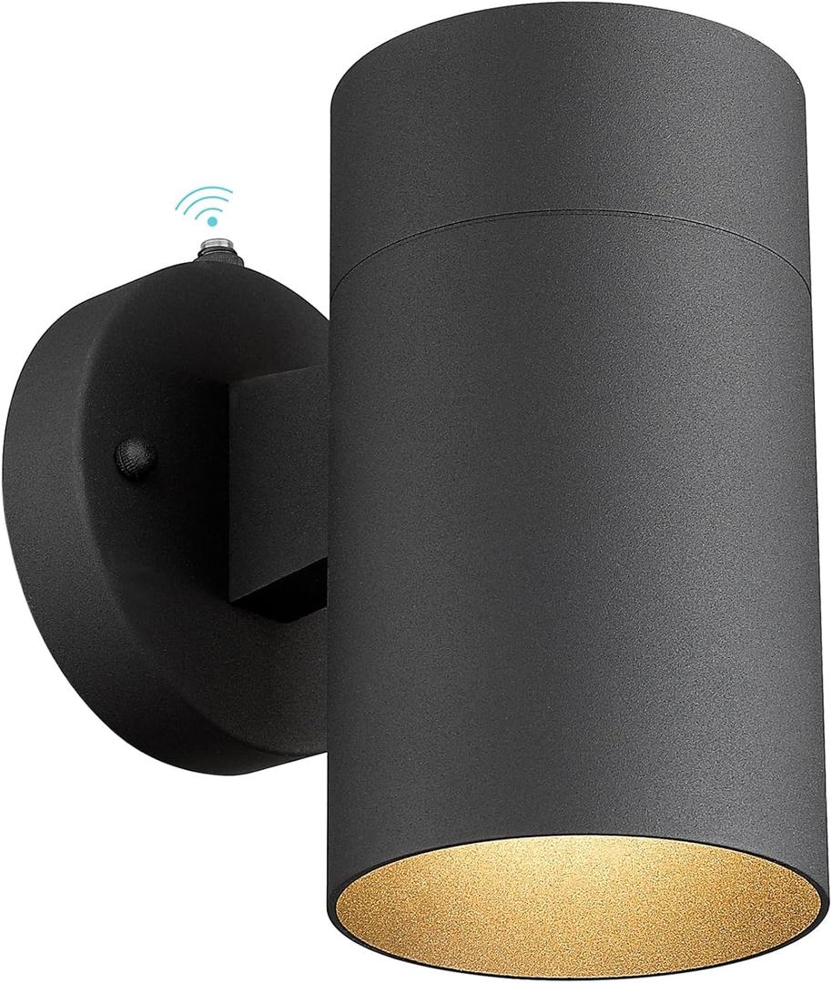 Ken & Ricky Dusk to Dawn Wall Lights, Outdoor Sconces Wall Lighting, Modern Exterior Light Fixture with Photocell Sensor for Porch Garage Patio Doorway Entryway House -1 Pack