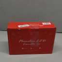 Christmas Flickering Flameless Pillar Candles with Remote Battery Operated Warm Light Silver Christmas Pine Tree Decal Real Wax Candle for Home Decoration Winter Party Gifts, Set of 3