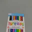 Ooly 18 Double-Sided Stamping Markers- Brush Tip plus Stamp, Cute Back to School Supplies - DOUBLE-ENDED STAMP MARKERS