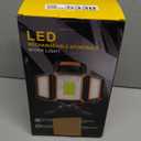 30W Rechargeable Work Light, 3000 Lumen Magnetic Work Light Battery Powered, Waterproof Portable Cordless Job Site Lighting for Construction Site, Workshop, Garage, Camping, and Car Repairing