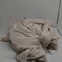 Bedsure Set 3pcs (2 pillowcases 26X20, Comforter 90x90) Ivory