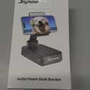 Gifts for Men Women, Phone Stand with Bluetooth Speaker and Charging Function 360 Rotable Angle Adjustable Cell Phone Holder with HD Stereo Sound Fits All Phones,Tablet (Black)