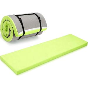 Lyrow 2 Inch Thick Yoga Mat 72x24 with Carry Strap Foam