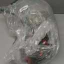 4 Packs Artificial Rose Garland: 31.48Ft Each Fake Flower Vine with Improved Color & 10 Ties for Wedding Arch Backdrop, Home Wall Party Decor, Christmas Decor, Red