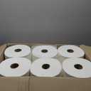 AmazonCommercial 1-Ply White Hardwound Paper Towels (416970)|Bulk for Business |High Capacity Roll |Compatible with Universal Dispensers|FSC Certified |800 feet per Roll (6 Rolls)