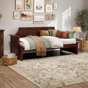 AFI, Cambridge Wood Daybed, Twin, Walnut 39"L x 79.5"W x 34.63"H