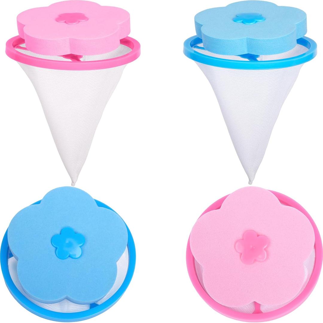 Pet Hair Remover for Laundry,Lint Catcher for Laundry,Washing Machine Floating Lint Mesh Bag,Reusable Household Hair Filter Washer Lint Trap Net Pouch