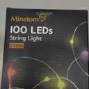 Minetom Fairy Lights Color Changing - 33FT 100 LED String Lights with Remote,11 Modes, USB Fairy Lights Indoor, Twinkle Christmas Fairy Light for Bedroom Indoor Classroom