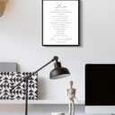 KUVIOKE Christian Framed Wall Art Patient Love is Kind 1 Corinthians 13:4-8 Positive Scripture Rustic Prints Office Home Ready to Hang 8x10in (Black Framed)