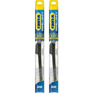 Rain-X 810363 Repellency Water Repellent Wiper Blades, 22" Windshield Wipers (Pack of 2), All Weather Streak-Free for Enhanced Visibility w/Water Repellency Formula
