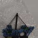 AWXZOM Aquarium Shipwreck Decoration + Little Diver Floating Fish Tank Decoration, Fish Tank Ornaments