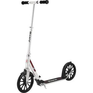 Razor A6 Kick Scooter for Kids Ages 8+ - Extra-Tall Handlebars & Longer Deck, 10" Urethane Wheels, Aluminum Frame, Anti-Rattle Technology, for Riders Up to 220 lbs
