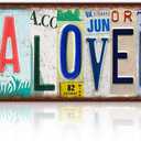 Vintage Pizza Lovers Ln Wall Decor Street Signs Home Bar Coffee Metal Tin Signs 16 x 4 Inches