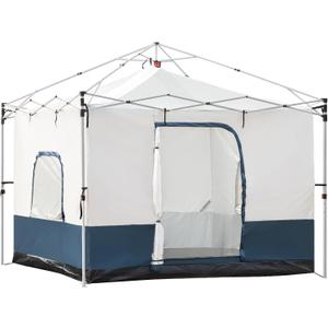 Camping Cube, Inner Tent for 10' x 10' Pop Up Canopy, 4-6 Person Canopy | Fits 10' x 10' pop up canopies, four-sided enclosure for privacy, fully vented roof, easy setup, 9.5*9.5*7.8ft
