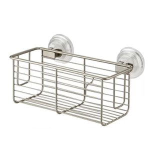 InterDesign Classico Suction Basket, Satin InterDesign Classico Suction Basket, Satin