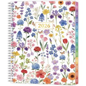3 Pack 2026 Appointment Book, 30 Minutes-Hourly, Weekly ＆ Monthly Calendar Planner 2026, Jan 2026 - Dec 2026, 8.5'' x 11'', 2026 Daily Planner with Tabs ＆Pocket, Flexible Cover, Great for Office, Home, School