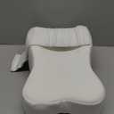 AISEELY Knee Pillow for Side Sleepers with Adjustable Strap, Leg Pillow for Side Sleeping, Hip Pillow for Side Sleepers for Sciatica & Back Pain Relief, Spine Alignment Support, White