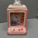 Rabbit Claw Machine for Kids, Mini Vending Machine with Game Coins & Music, Prize Dispenser Toys for Girls and Boys, Electronic Claw Game Machine for Party Birthdays, Includes 30 Mini Toys