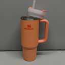 STANLEY Quencher H2.0 Tumbler with Handle and Straw 30 oz | Flowstate 3-Position Lid | Cup Holder Compatible for Travel | Insulated Stainless Steel Cup | BPA-Free | Nectarine