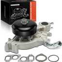 A-Premium Enginie Water Pump 19195104 [DOHC 8Cyl] Compatible with Chevy GMC Cadillac Hummer GM Cars - Silverado 1500, Express, Escalade, Tahoe, Sierra, Savana 1500, Yukon, 9-7x More - 4.8L 5.3L 6.0L